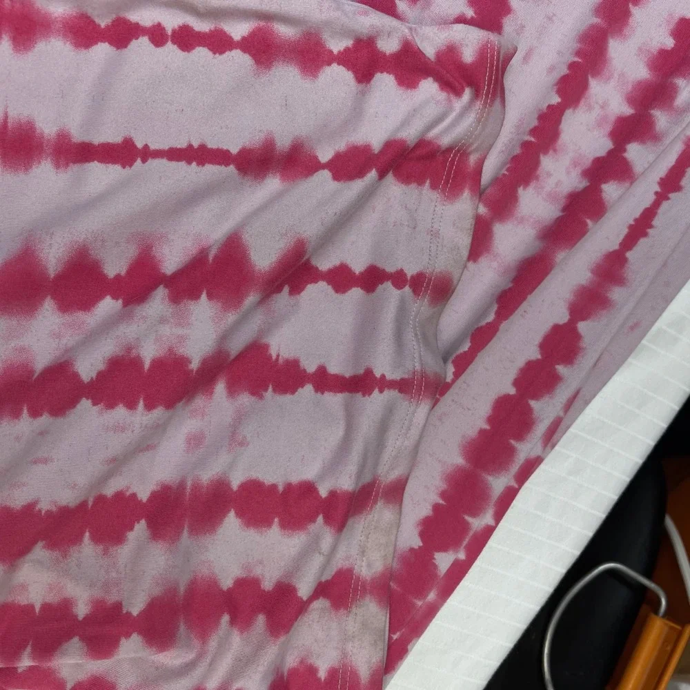 Care Bears Pink Tie Dye Pajama Pants Womens XL Lounge Sleepwear‎ Pockets Stretch